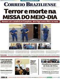 Capa do jornal Correio Braziliense 12/12/2018