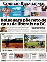 Capa do jornal Correio Braziliense 16/11/2018