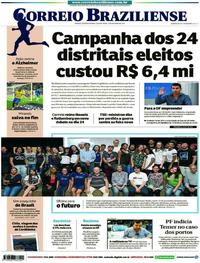 Capa do jornal Correio Braziliense 17/10/2018