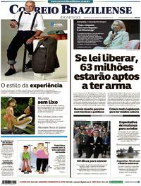 Capa do jornal Correio Braziliense 18/11/2018