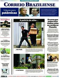 Capa do jornal Correio Braziliense 19/09/2018