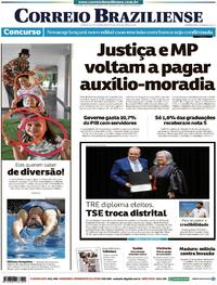 Capa do jornal Correio Braziliense 19/12/2018