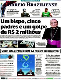 Capa do jornal Correio Braziliense 20/03/2018