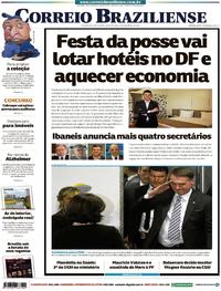 Capa do jornal Correio Braziliense 21/11/2018