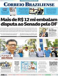 Capa do jornal Correio Braziliense 22/09/2018