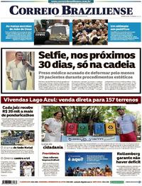 Capa do jornal Correio Braziliense 22/12/2018