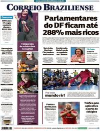 Capa do jornal Correio Braziliense 23/08/2018