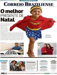 Capa do jornal Correio Braziliense 25/12/2018