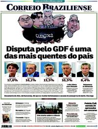 Capa do jornal Correio Braziliense 26/09/2018