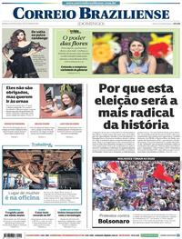 Capa do jornal Correio Braziliense 30/09/2018