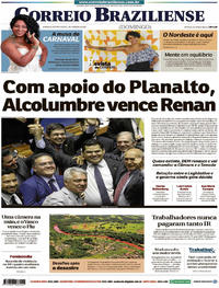 Capa do jornal Correio Braziliense 03/02/2019