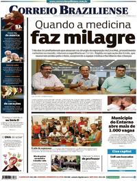 Capa do jornal Correio Braziliense 03/05/2019