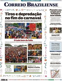 Capa do jornal Correio Braziliense 06/03/2019