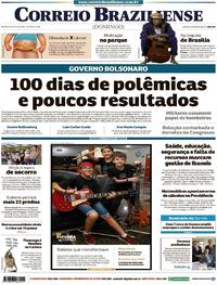 Capa do jornal Correio Braziliense 07/04/2019