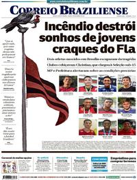 Capa do jornal Correio Braziliense 09/02/2019