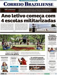 Capa do jornal Correio Braziliense 11/02/2019