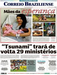 Capa do jornal Correio Braziliense 12/05/2019