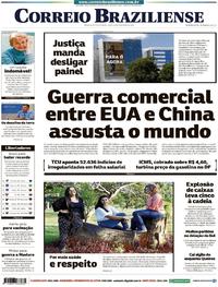 Capa do jornal Correio Braziliense 14/05/2019