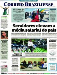 Capa do jornal Correio Braziliense 18/03/2019