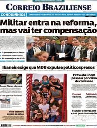 Capa do jornal Correio Braziliense 21/03/2019