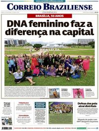 Capa do jornal Correio Braziliense 21/04/2019