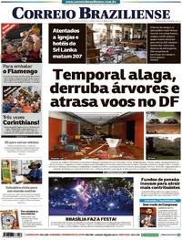 Capa do jornal Correio Braziliense 22/04/2019