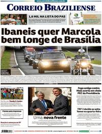 Capa do jornal Correio Braziliense 23/03/2019