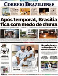 Capa do jornal Correio Braziliense 23/04/2019
