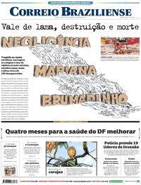 Capa do jornal Correio Braziliense 26/01/2019