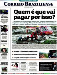Capa do jornal Correio Braziliense 27/01/2019