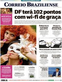 Capa do jornal Correio Braziliense 28/02/2019