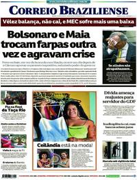Capa do jornal Correio Braziliense 28/03/2019