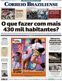 Capa do jornal Correio Braziliense 28/04/2019