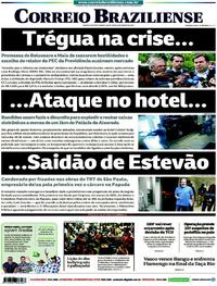 Capa do jornal Correio Braziliense 29/03/2019