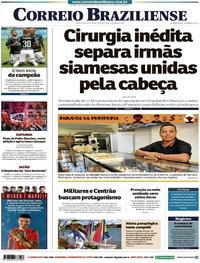 Capa do jornal Correio Braziliense 29/04/2019