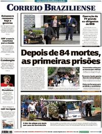 Capa do jornal Correio Braziliense 30/01/2019
