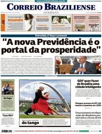 Capa do jornal Correio Braziliense 31/03/2019