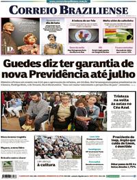 Capa do jornal Correio Braziliense 17/05/2019