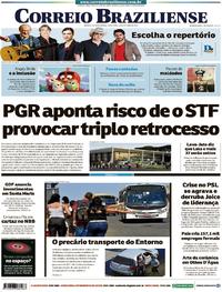 Capa Jornal Correio Braziliense