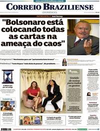 Capa do jornal Correio Braziliense 19/05/2019