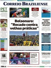 Capa do jornal Correio Braziliense 27/05/2019