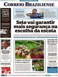Capa do jornal Correio Braziliense 02/03/2020