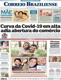 Capa do jornal Correio Braziliense 03/05/2020