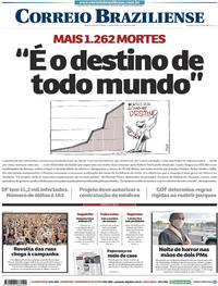 Capa do jornal Correio Braziliense 03/06/2020