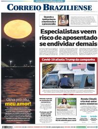 Capa do jornal Correio Braziliense 03/10/2020