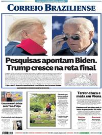 Capa do jornal Correio Braziliense 03/11/2020
