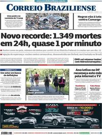 Capa do jornal Correio Braziliense 04/06/2020
