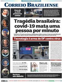Capa do jornal Correio Braziliense 05/06/2020