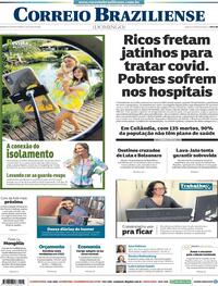 Capa do jornal Correio Braziliense 05/07/2020