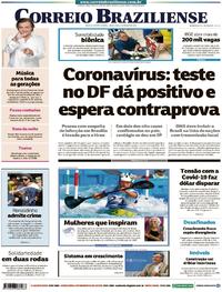 Capa do jornal Correio Braziliense 06/03/2020